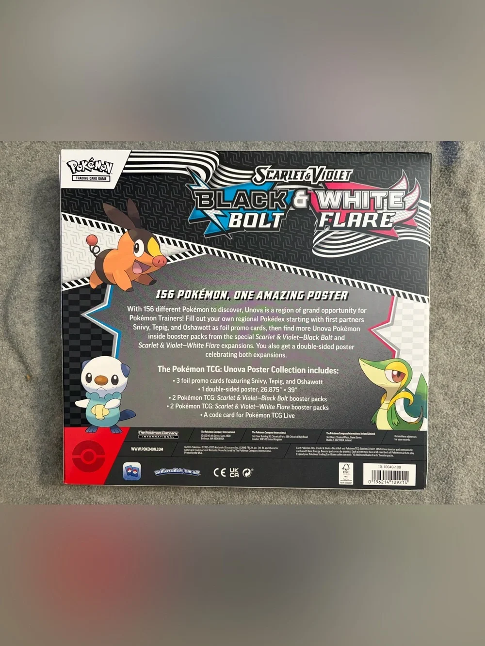 Pokemon Unova Poster Collection Box